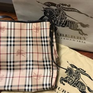 Burberry haymarket check tote